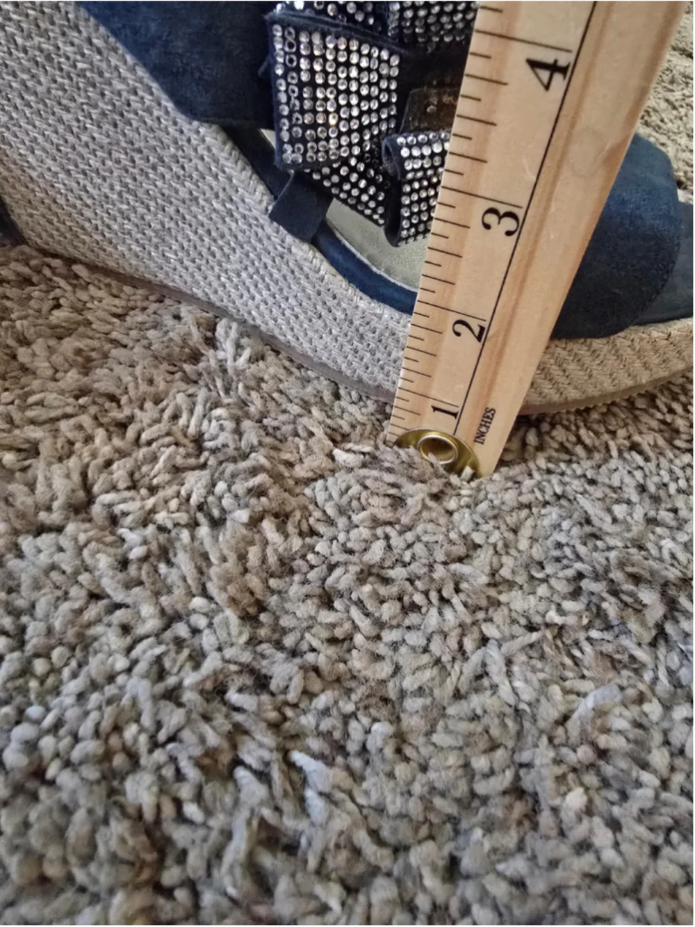 Roberto Botticelli Made In Italy Blue Suede Wedge Sandals Silver Navy 7/ 7.5